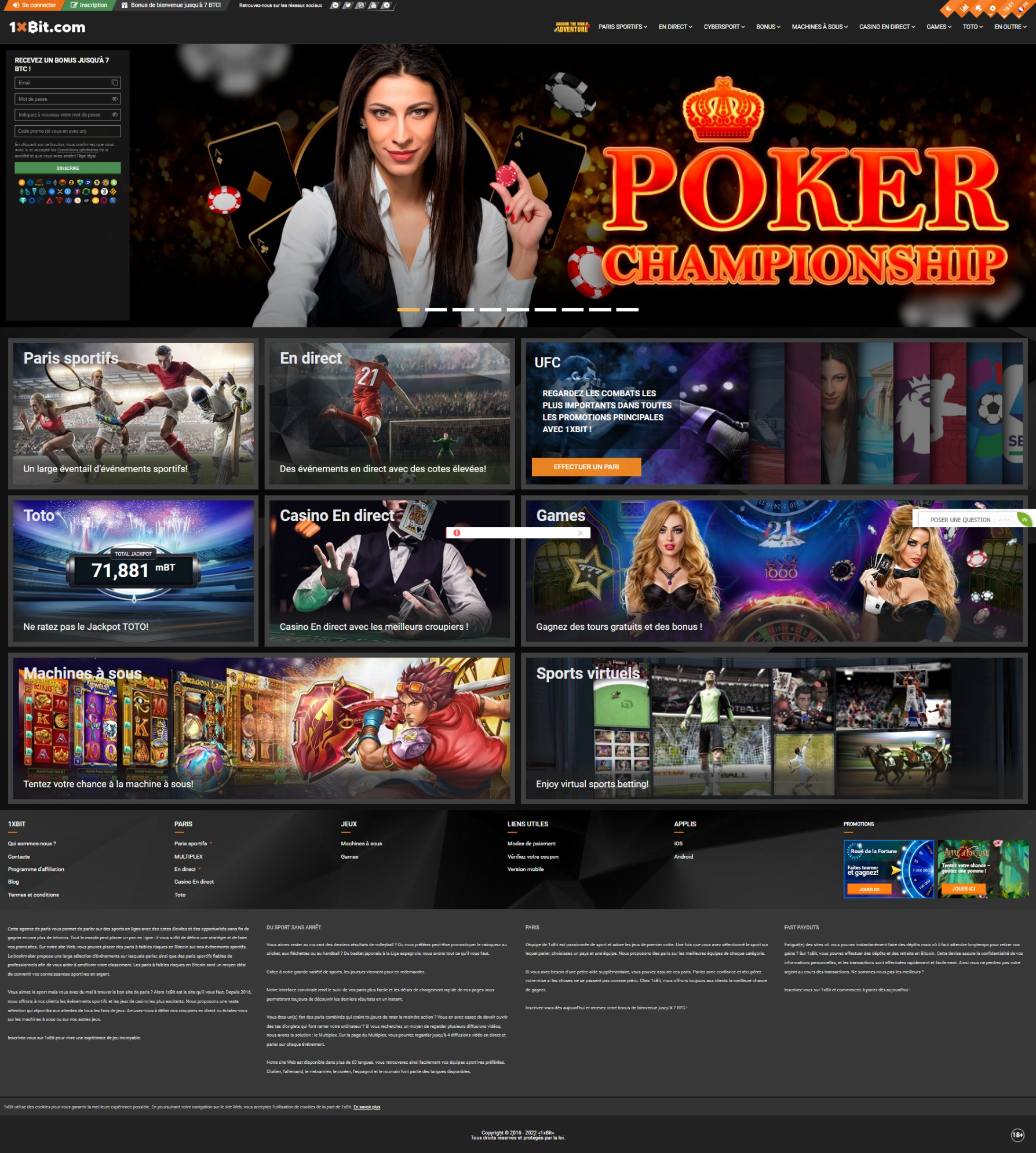 1xbit casino